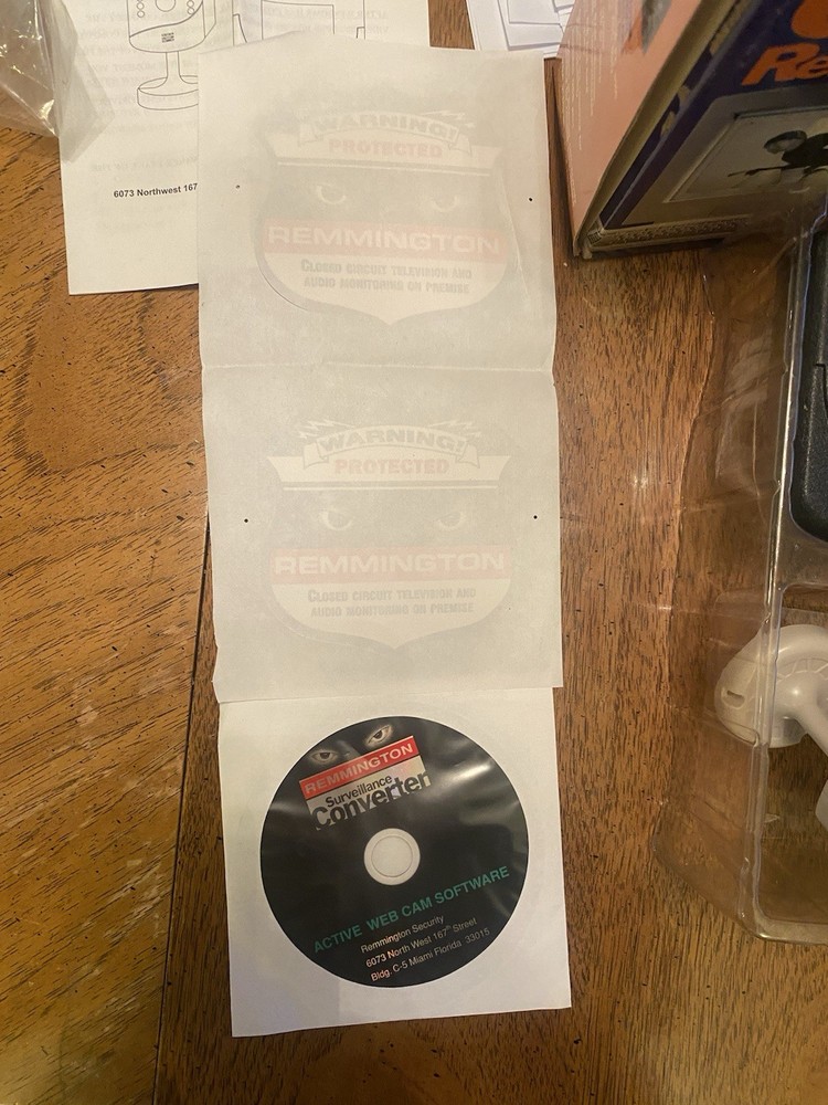 Computer Surveillance Video/Camera Remote Security System BVSS-101 B/White