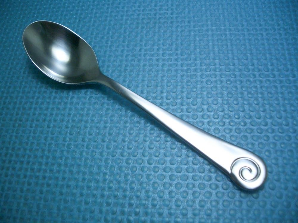 Robert Welch AMMONITE-BRIGHT 6 3/8" Teaspoon Glossy Stainless Flatware