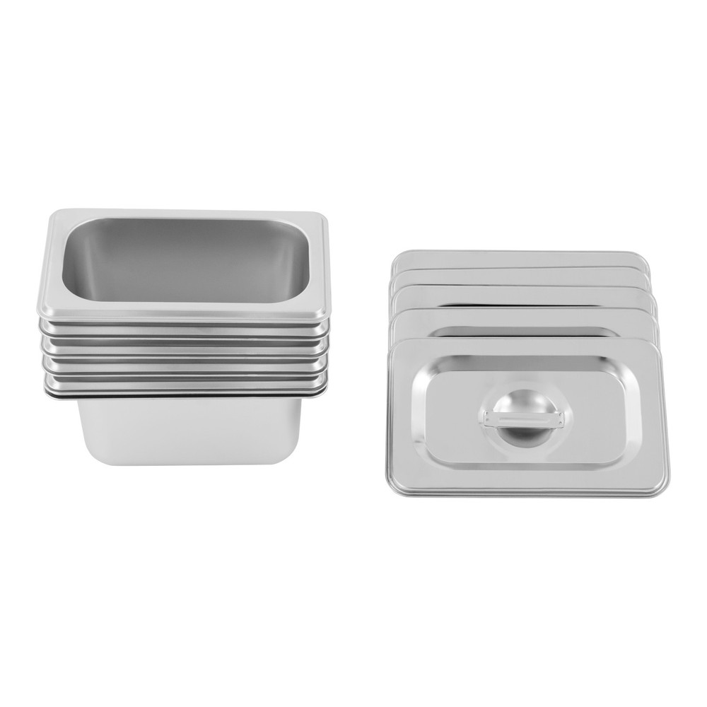 6 pcs Stainless Steel Food Storage Containers with Lids Leakproof, Stackable