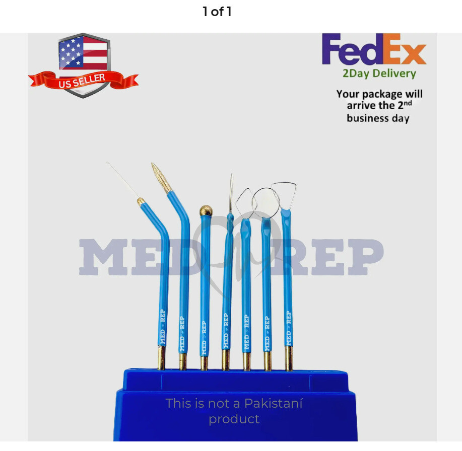 Ellman Standard electrode set- S10B (7pcs)