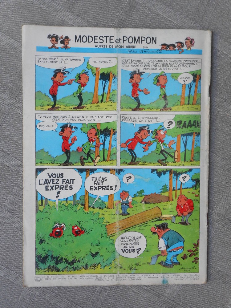 Hebdo Tintin 1St Series No. 861 Correct Condition