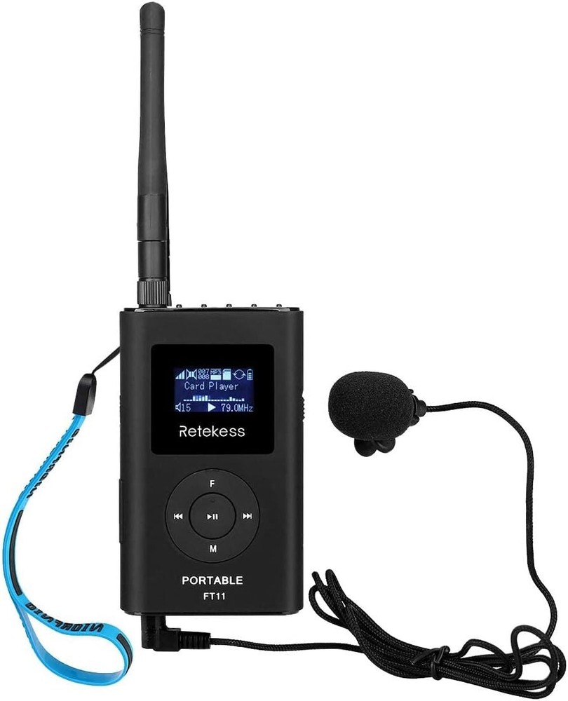 Rechargeable FT11 FM Broadcast Transmitter for Drive-in Movies & Events