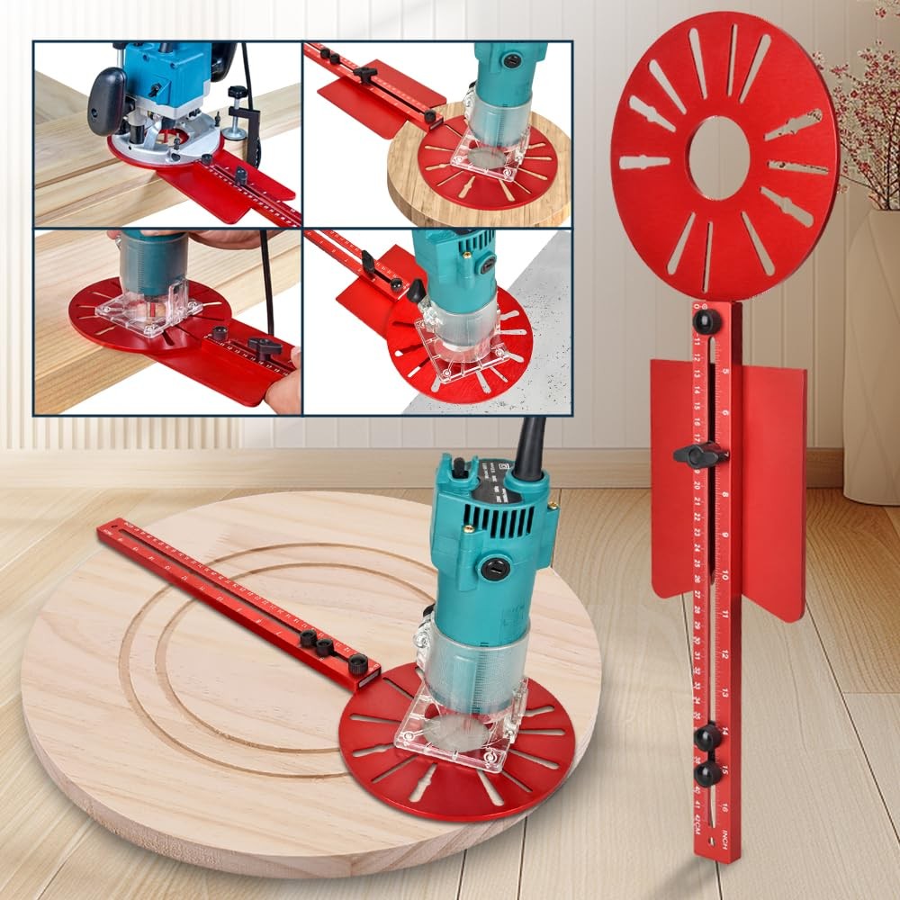 Router Circle Cutting Jig Edge Guide - Precision Tool for Accurate Routing