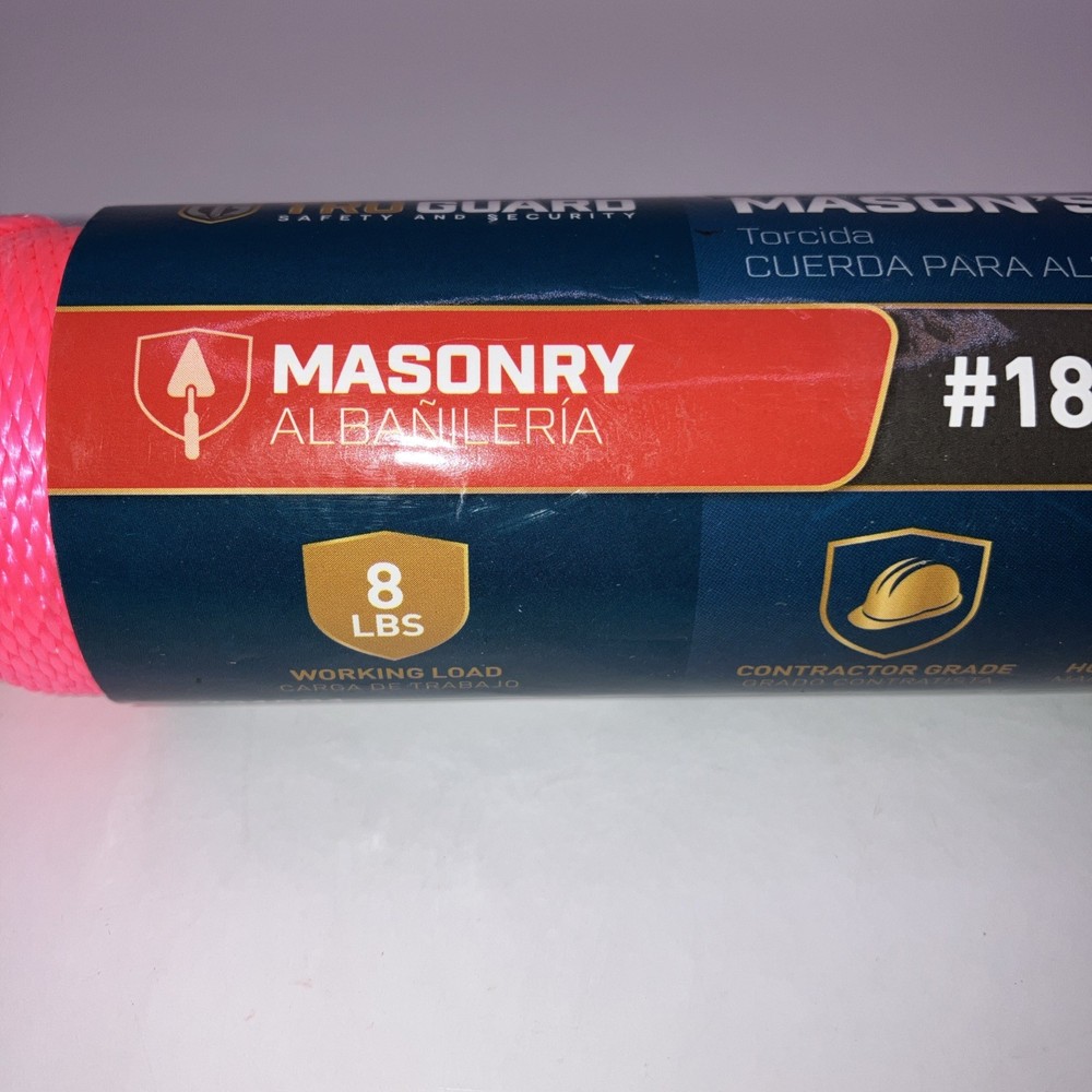 Twisted Nylon Mason Line Hot Pink