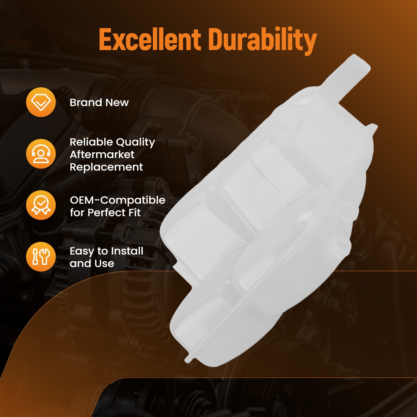 Coolant Recovery Reservoir for Ford C-MAX Focus Escape Transit 2012-18 BE8Z8100A