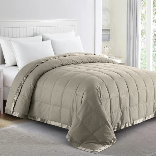 Blankets Size - Soft Lightweight Down Blanket for Bed, Cozy Warm King 01 White