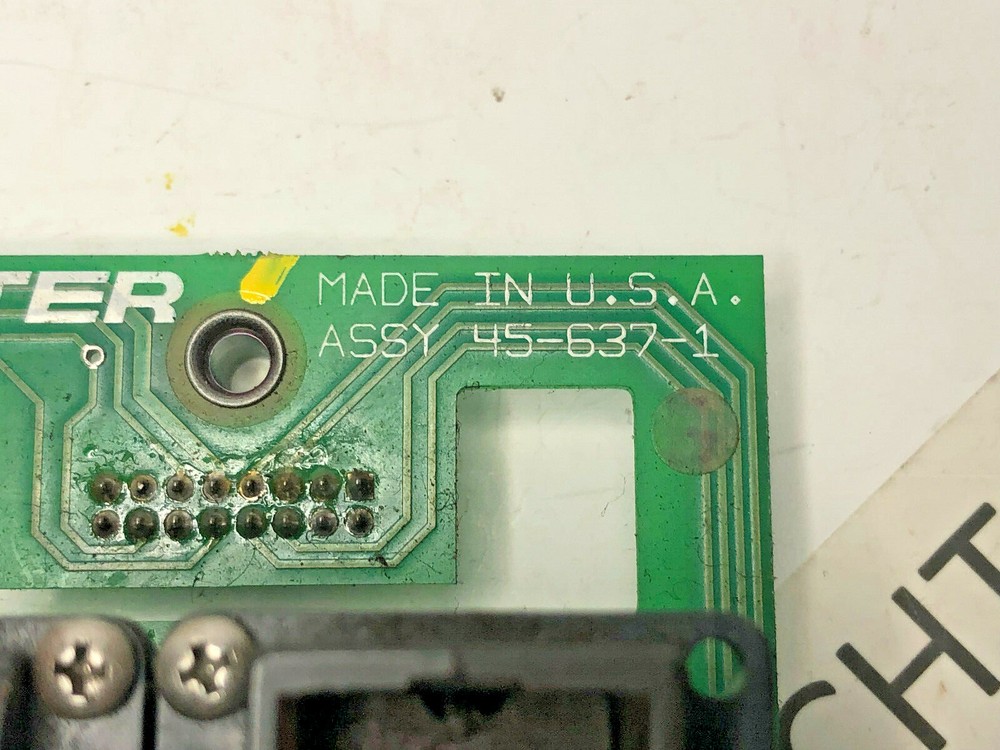 Hunter Alignment Engineering Mounting Head 45-637-1 P317