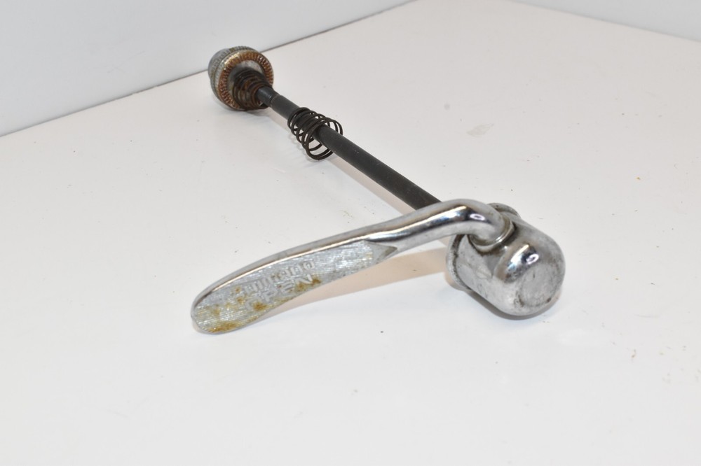 Shimano Vintage Quick Release Skewer Silver Open & Close