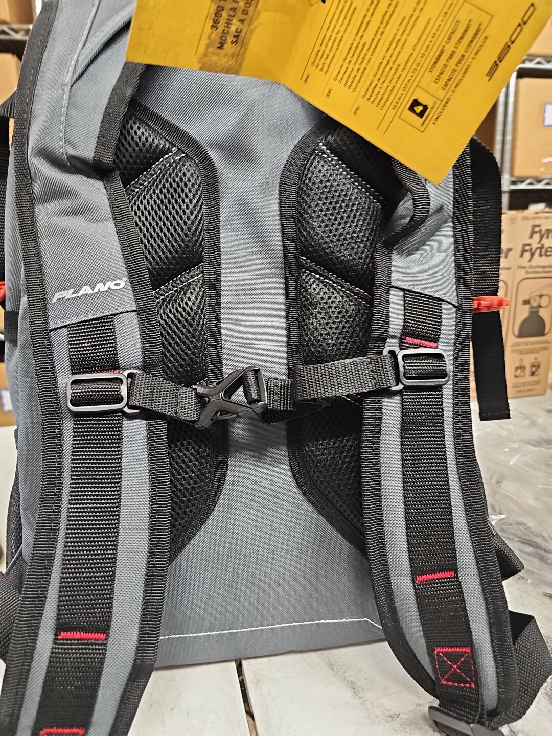 Plano E-Series 3600 Fishing Backpack Tackle Box Water Resistant w/ Pockets Black