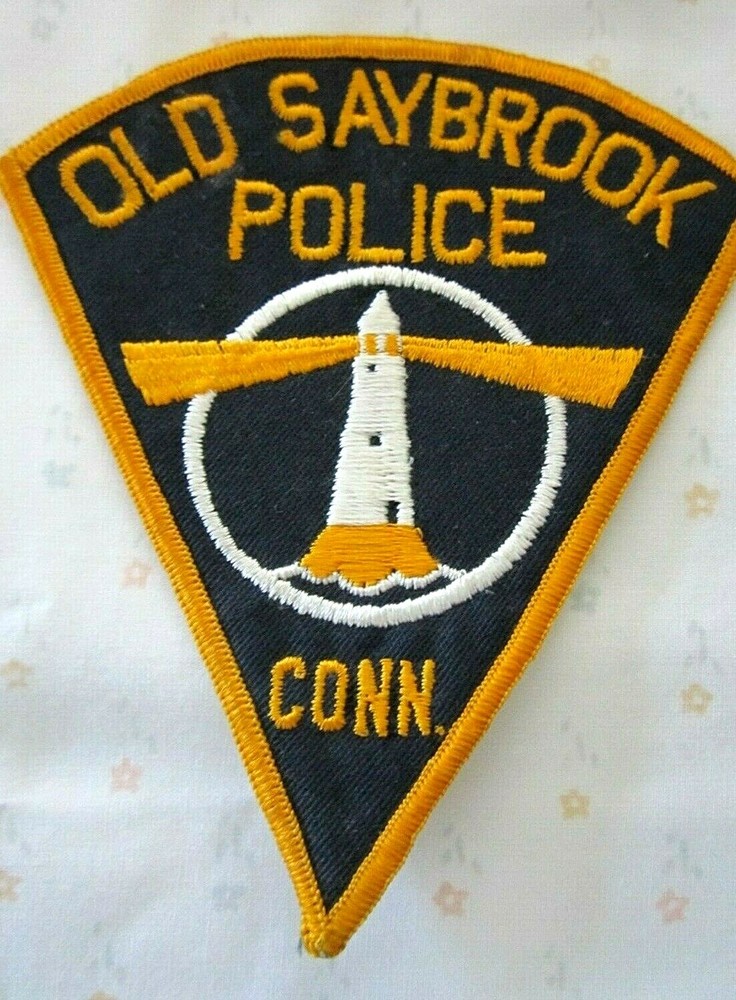 Police Patch Old Saybrook, Conn Lighthouse 5"