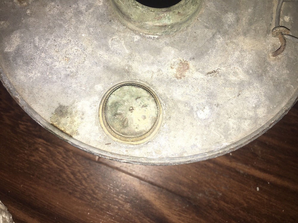 Vintage Unique Primitive Tin Barn Lantern