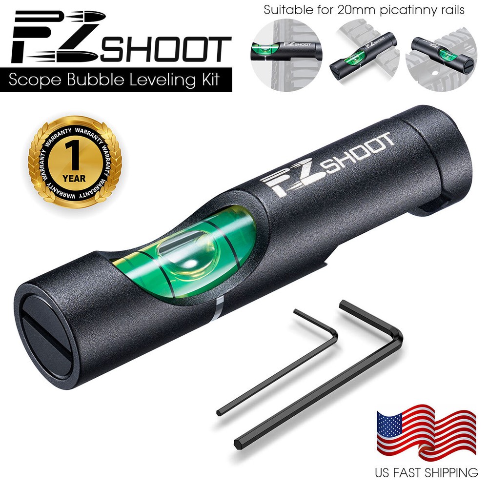 Rifle Scope Level Kit High Precision Bubble Leveling Tool - 20mm Picatinny Rails
