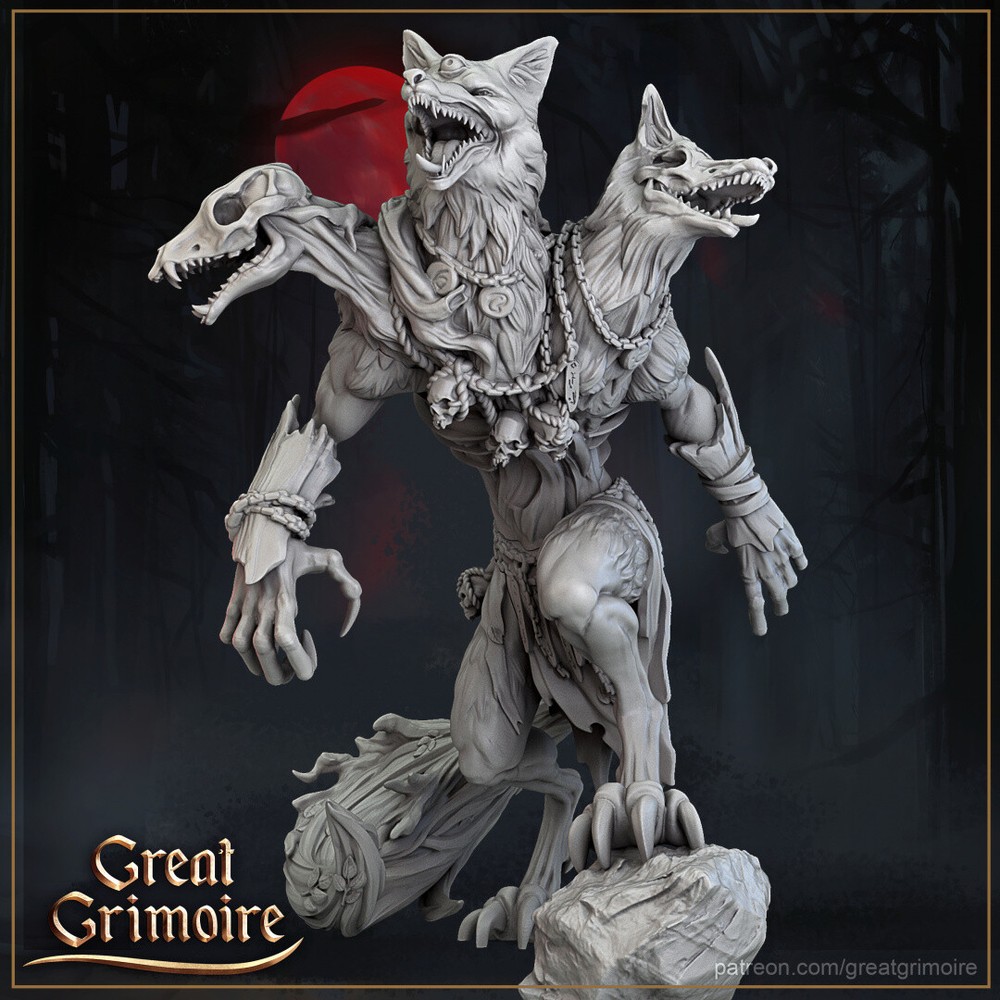 Fox Abomination Miniature | D&D DnD |