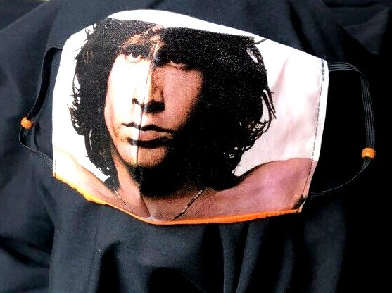 ***Jim Morrison*** REVERSIBLE Cotton Face mask (handmade)