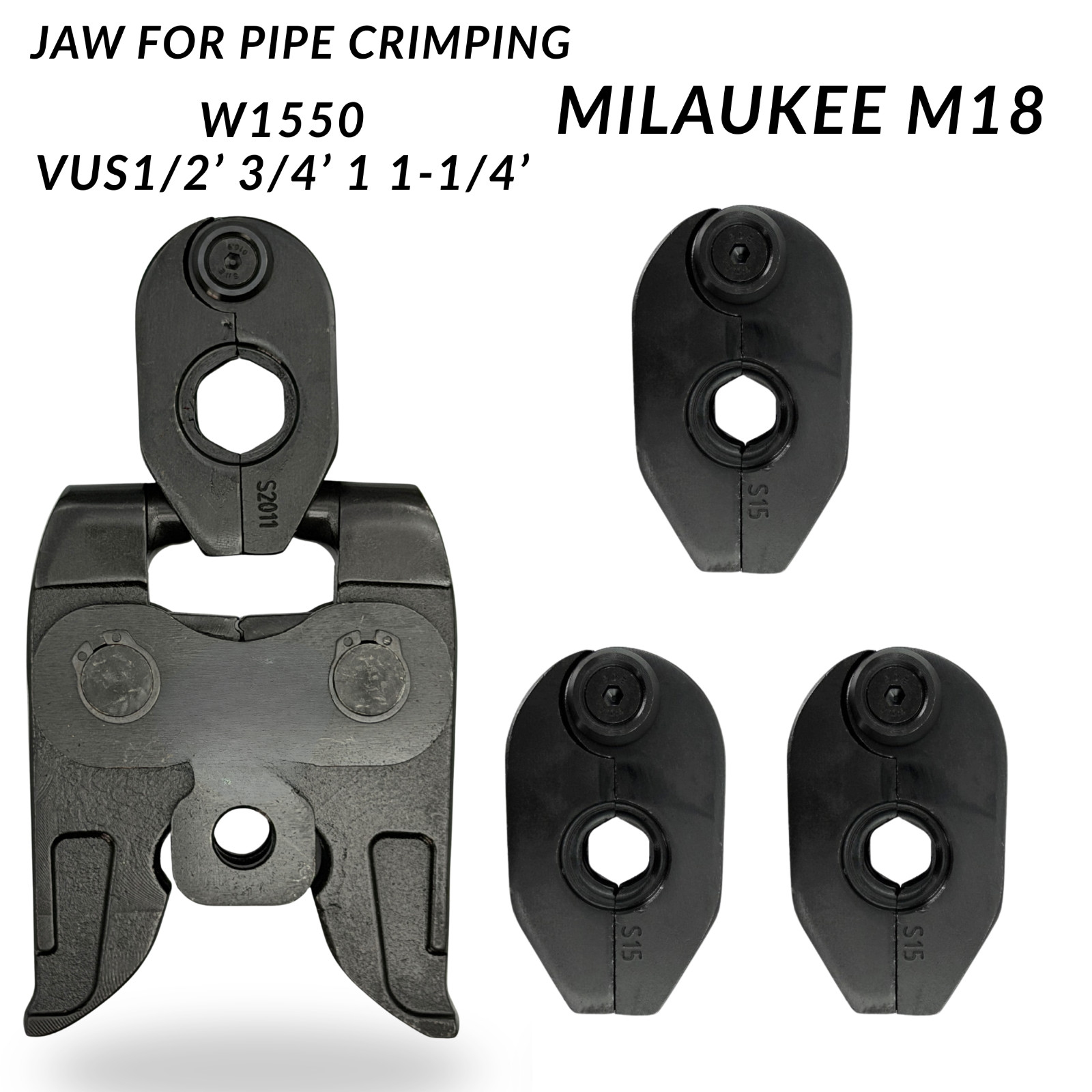 Universal Copper Pipe Press Jaw for US Standard Fittings 1/2”–1” Crimp Tool