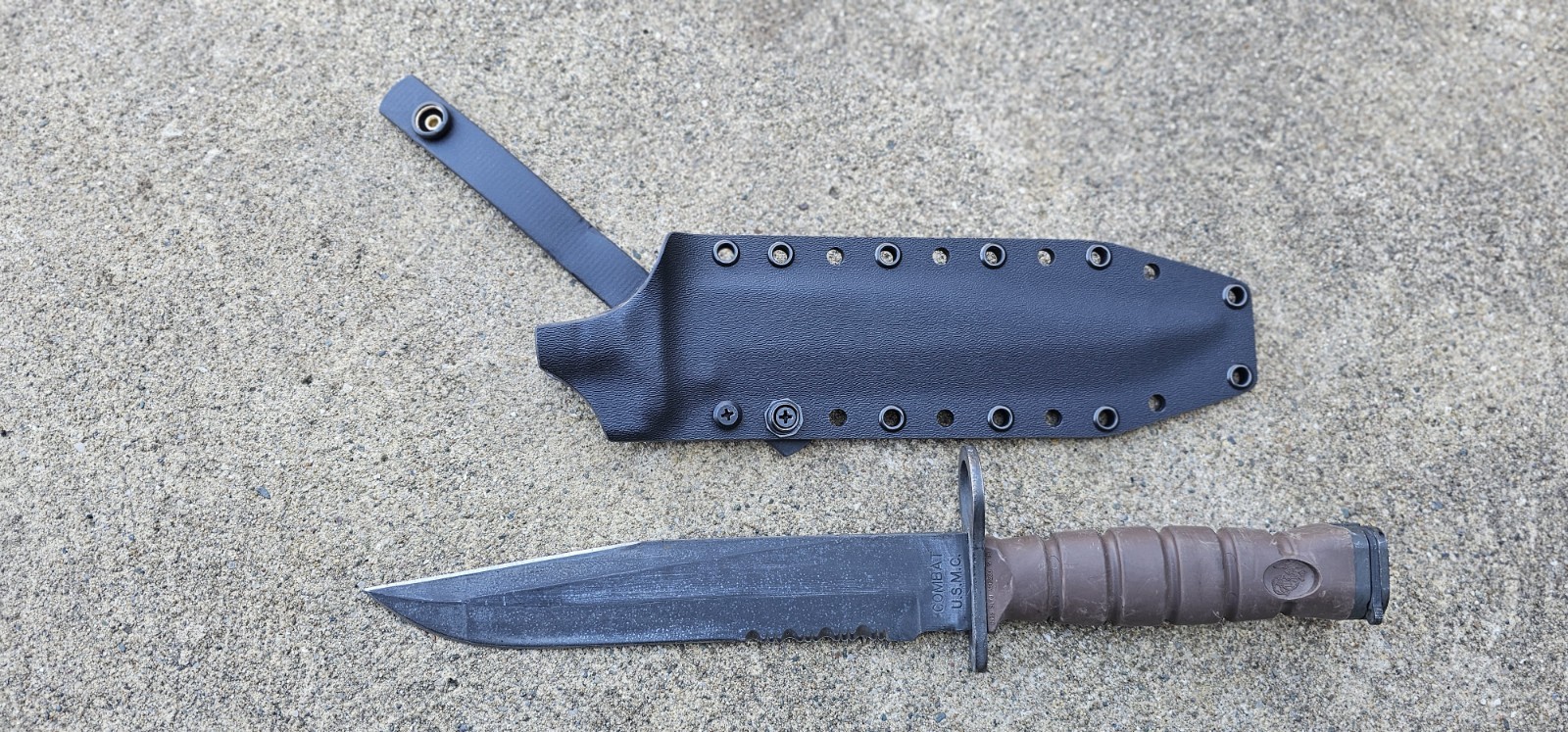 OKC 3S USMC BAYONET Custom Kydex Sheath.