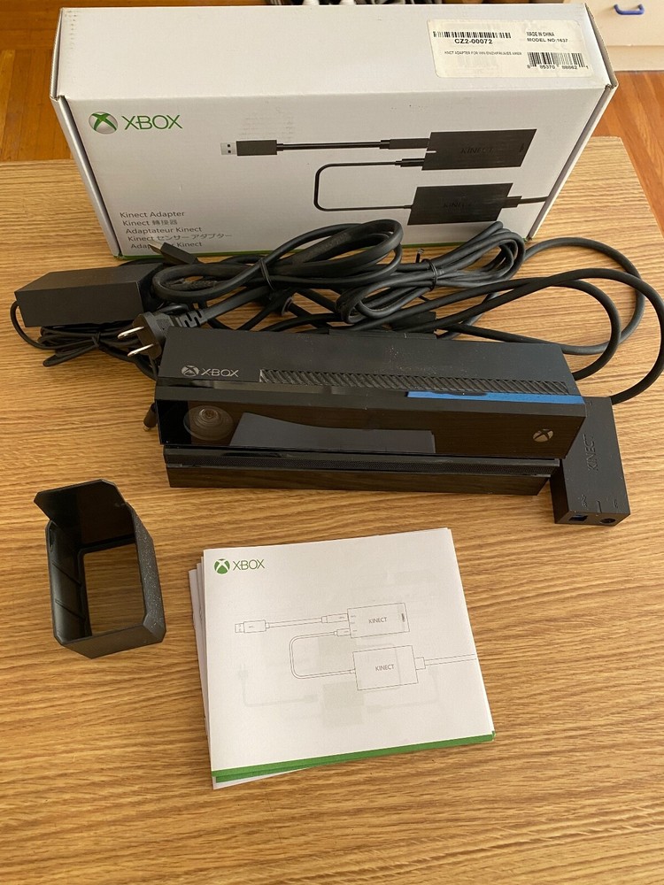 Xbox Kinect Sensor, mount, adaptor, and privacy cover