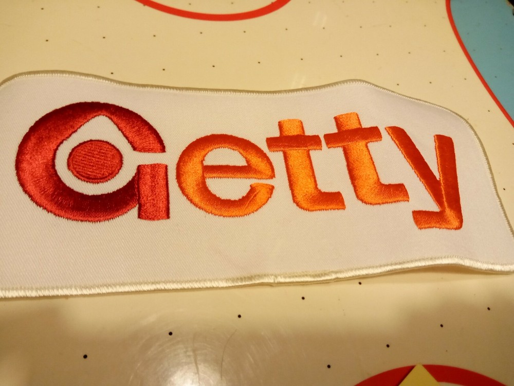 Vintage Large Getty Oil Gas Patch