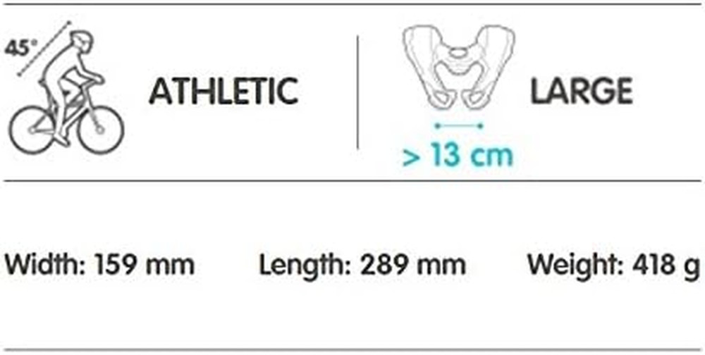 A3 Scientia Athletic Saddle Black, Large
