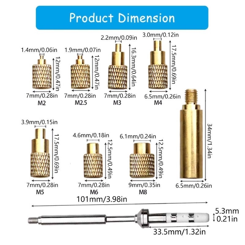 Soldering Iron Replacement Tips Compatibles Printer Maintenance Accessories