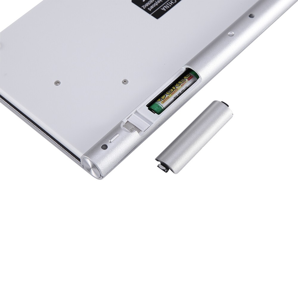 Mini 2.4G Wireless Keyboard and Mouse Set For Mac PC Computer Desktop Sliver