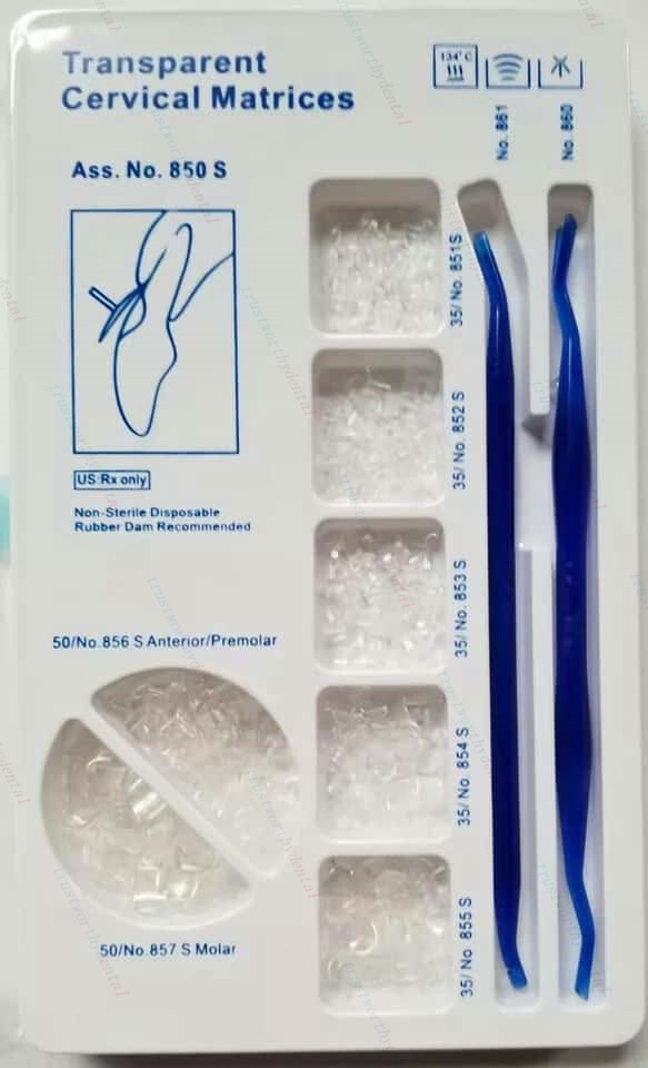 Dental Transparent Cervical Matrices Composite Gingival Retractor Clear Matrix