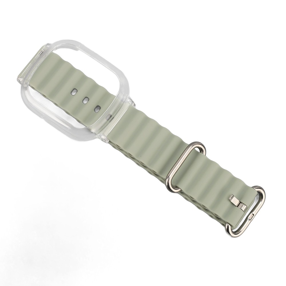 Silicone Replacement Wristband for with Transparent PC Frame Soft Strap