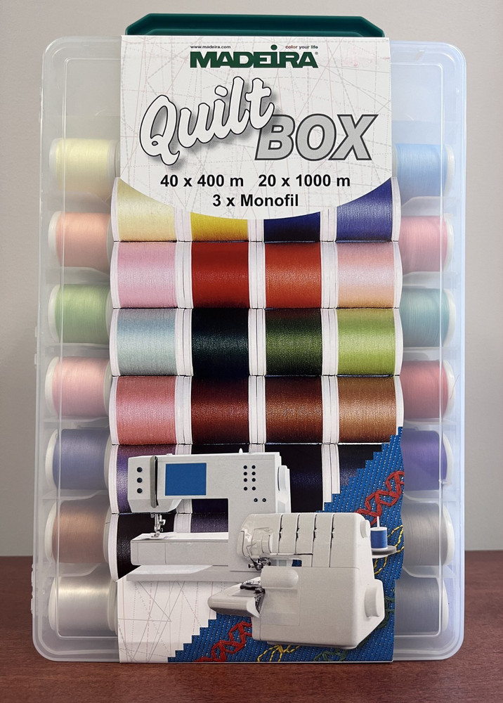 Madeira Quilt thread kit, new, 63 spools, Aerofil thread