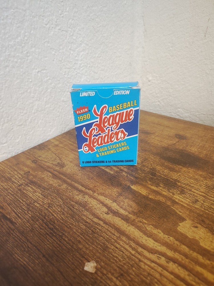 1990 Baseball League Leaders Box
