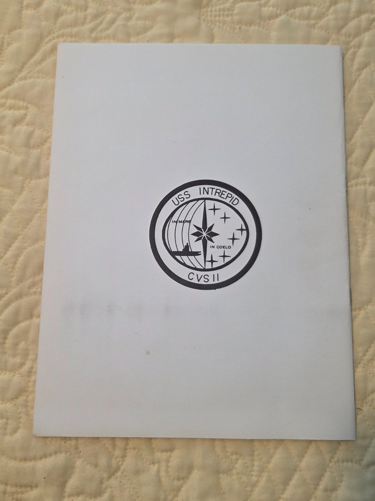 USS Intrepid (CVs-11) Decommissioning Program, 30 Year Pamphlet, Patch & Invite