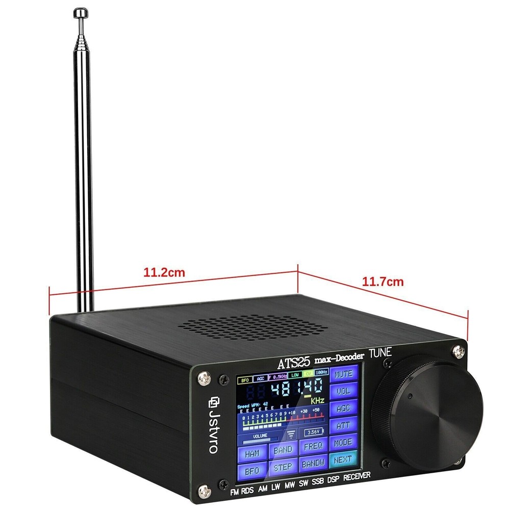 ATS-25max-Decoder Si4732 Full-Band Radio Rece-iver DSP FM LW New Code