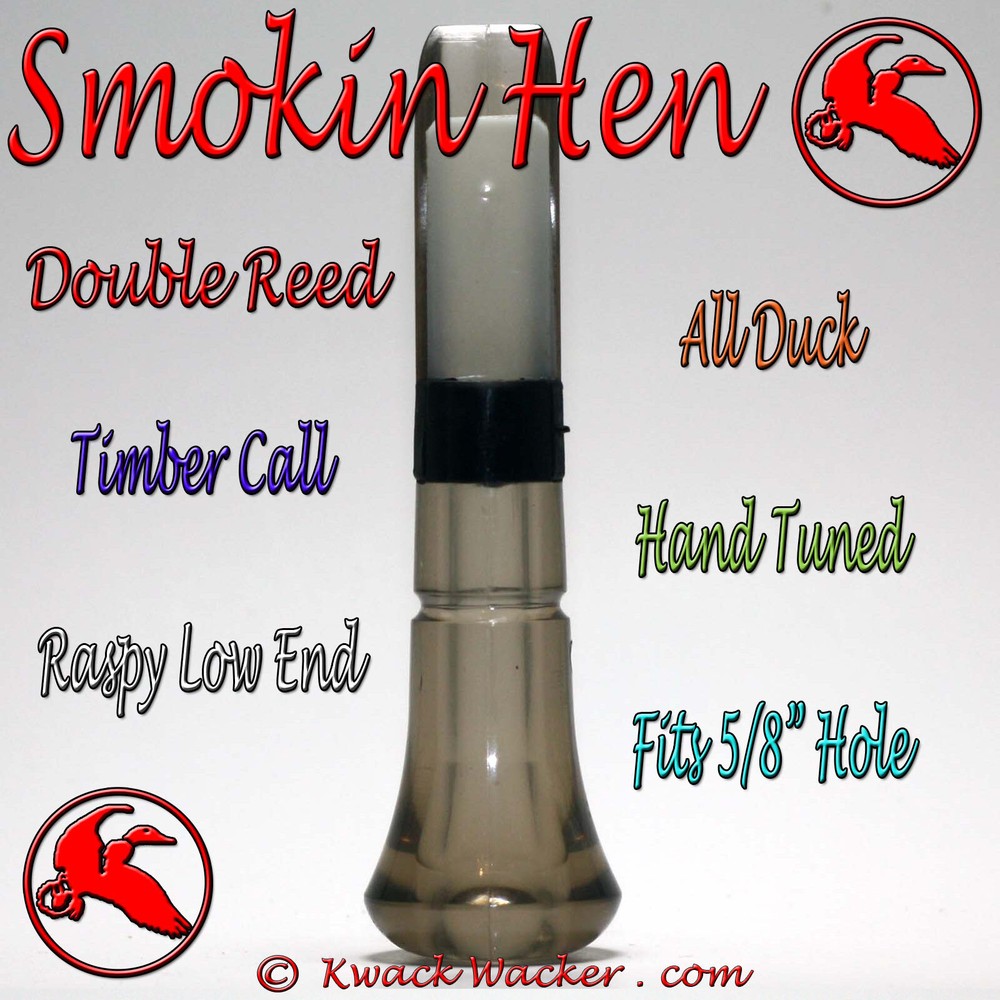 Duck call Inserts Kwack Wacker Smokin Hen Timber Call