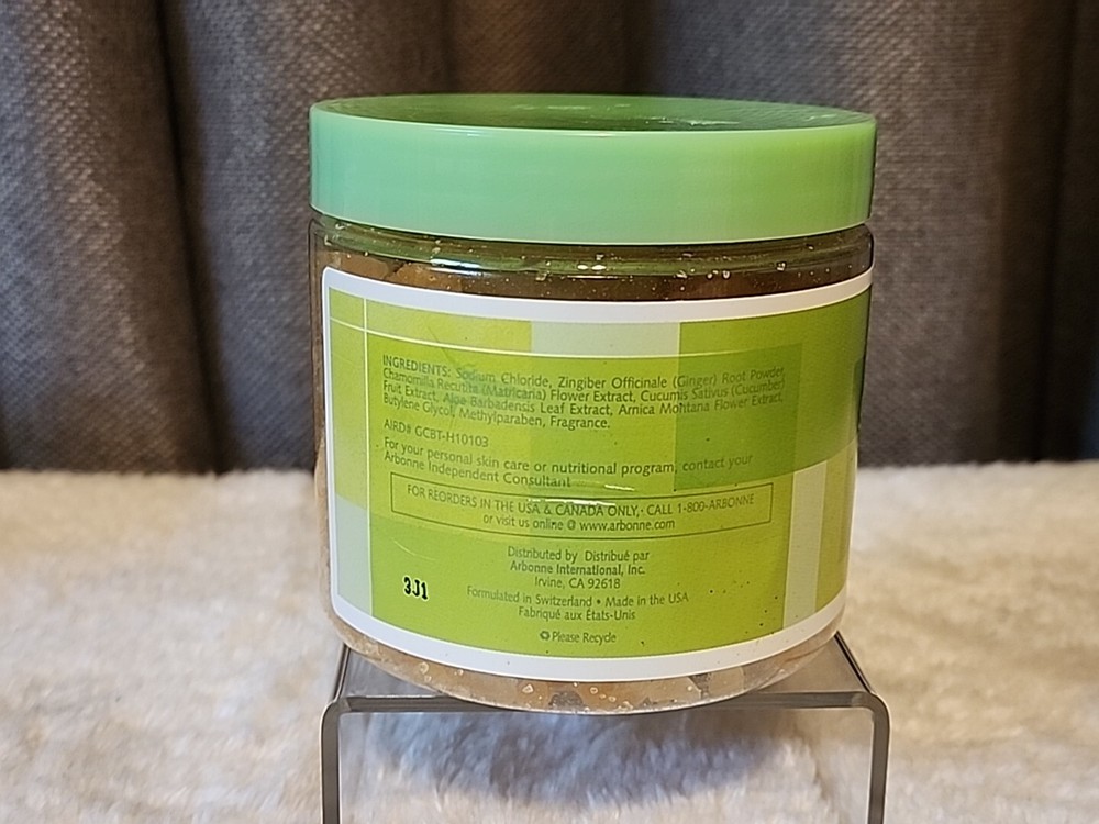 Arbonne Ginger Citrus Bath Therapy Salts 16 oz