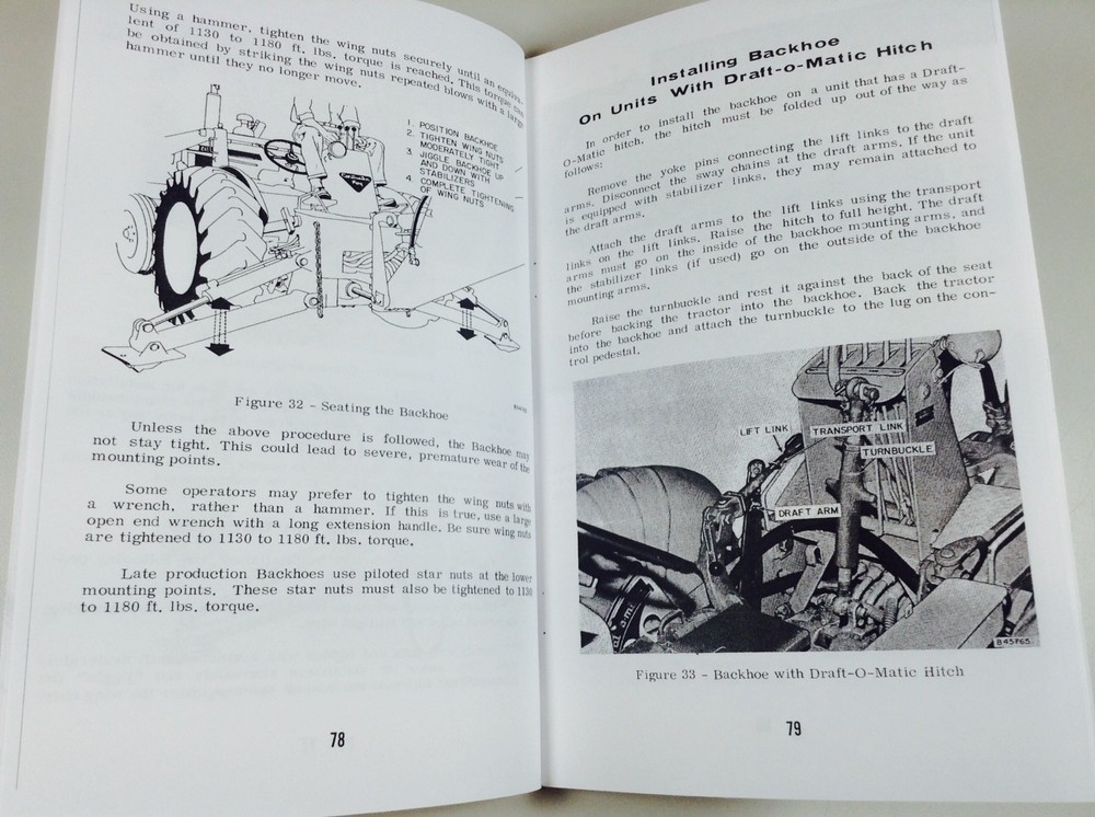 Case 530Ck Backhoe Loader Operators Owners Manual Maintenance Controls
