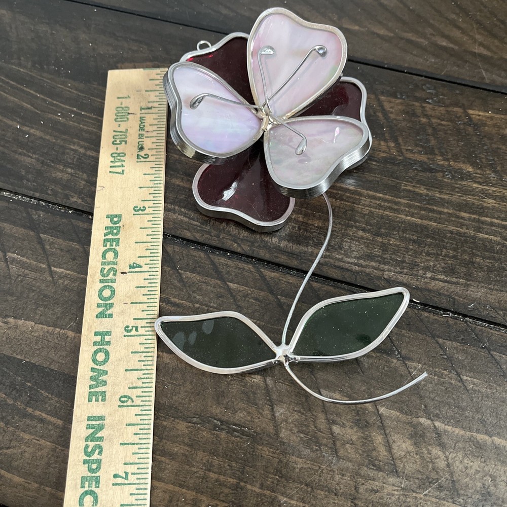 Stained Glass Flower Hanging