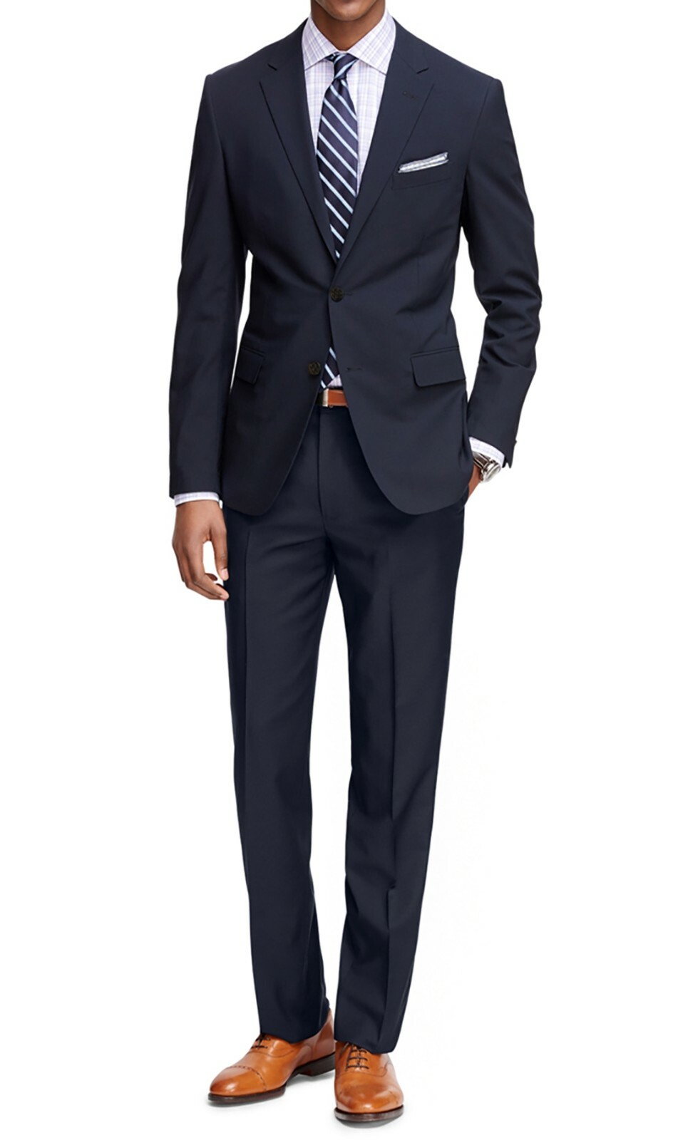 Braveman Men's Two Piece Classic Regular Fit Suits