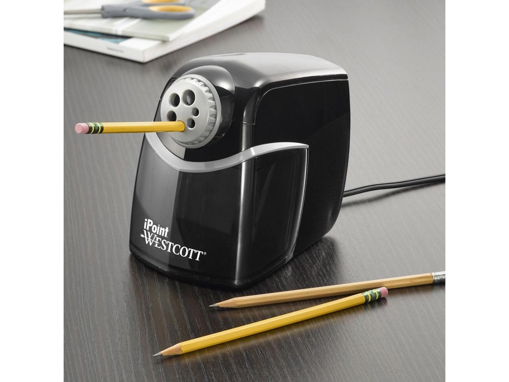 Westcott HD Pencil Sharpener Gray/Black 16681