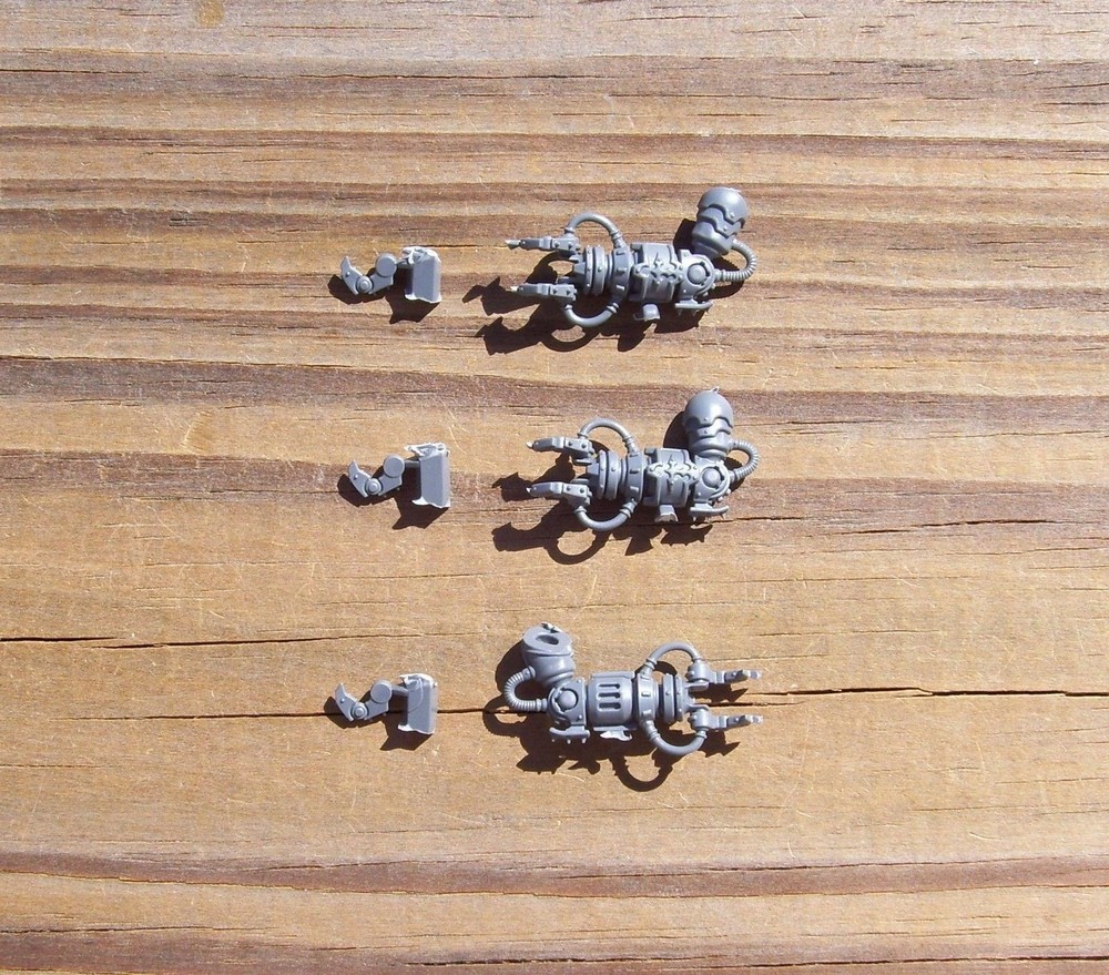 40K Adeptus Mechanicus Kataphron Hydraulic Claw Bits 3 Bitz