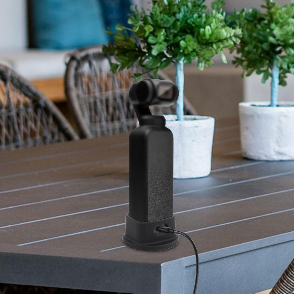Silicone Desktop Mount Stand Stable Support Bracket Base for Osmo Pocket 3 Black