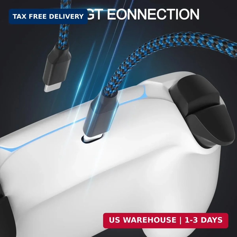 USB C Cable PS5 Controller Charger for Xbox Series X,S Controller,PS5 Charger Ca