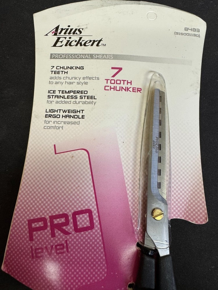 Arius Eickert PROFESSIONAL SHEARS 8483 7 CHUNKING TEETH