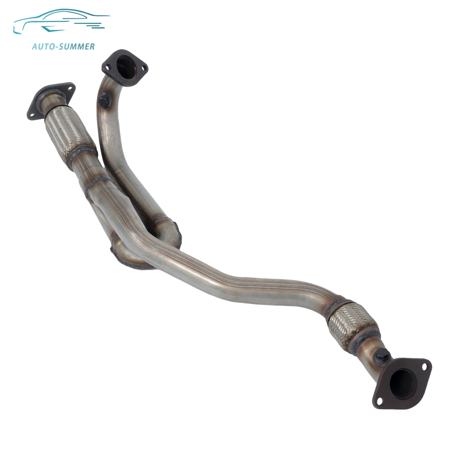Exhaust Y Flex Pipe For 2009-2017 Buick Enclave Chevy Traverse GMC Acadia 3.6L