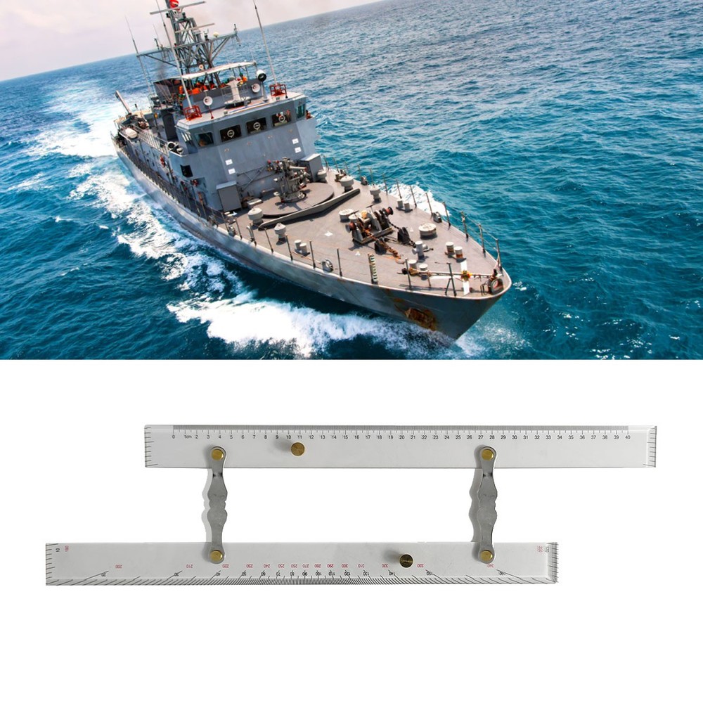 High Accuracy Marine Navigation Parallel Ruler Clear Scale For Boat Popular