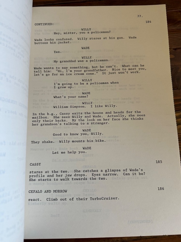 DEMOLITION MAN SYLVESTER STALLONE MOVIE ORIGINAL SCREENPLAY SCRIPT