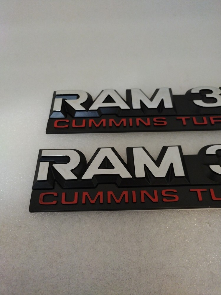 Dodge Ram Cummins Turbo Diesel 3500 Emblems