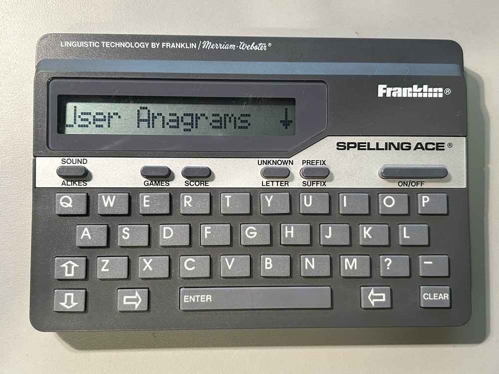 Franklin Spelling Ace Computer SA-98a - Tested Working Condition Vintage Webster