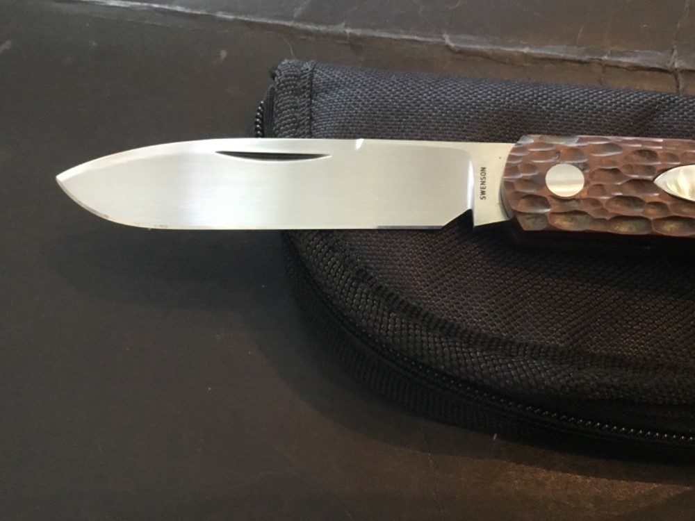 Custom Luke Swenson Trapper Slipjoint Folder Folding Knife
