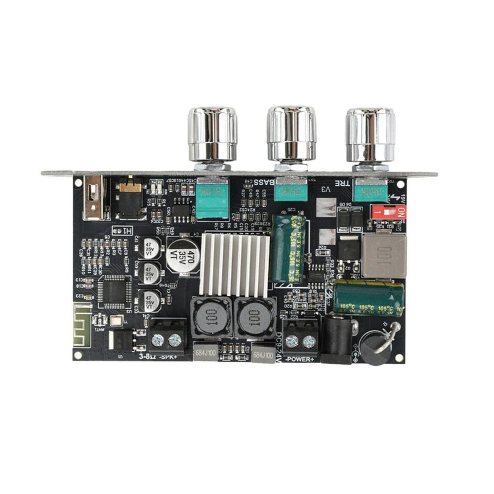 Audio Amplifier Board features input anti-reverse and anti-static protection