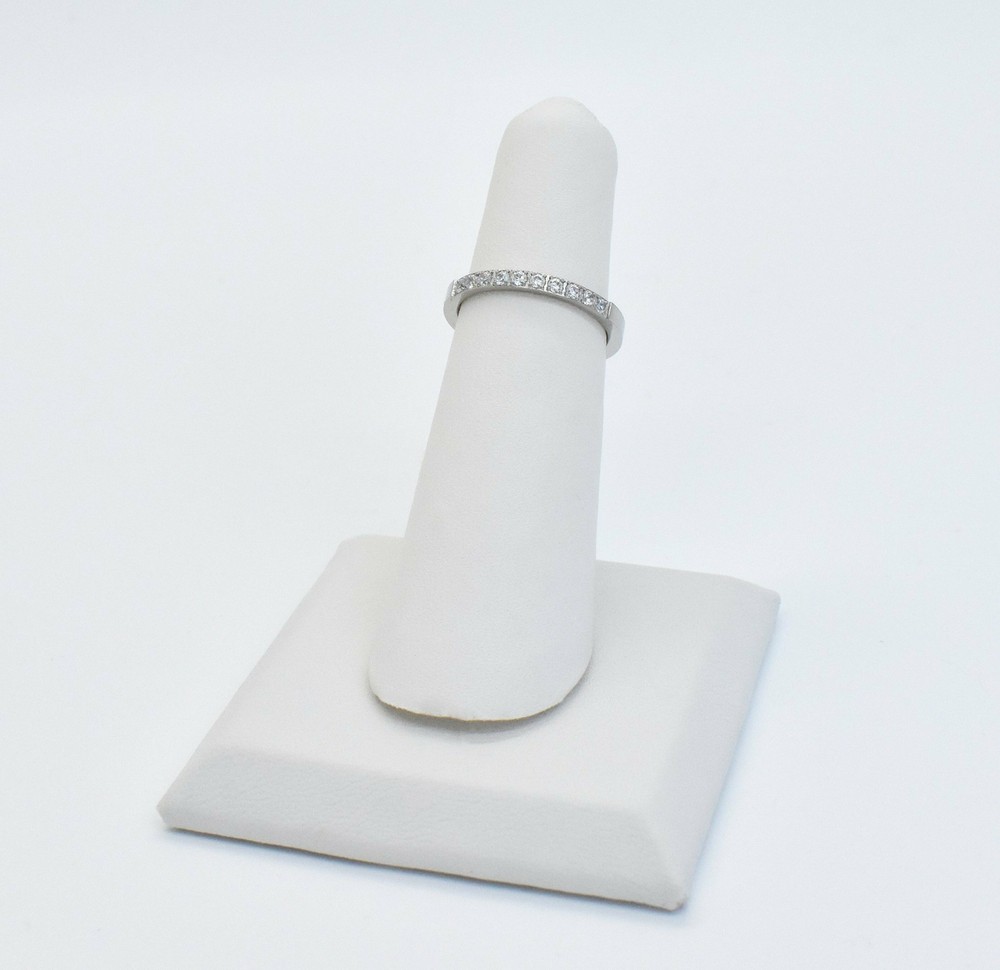 STELLA SILVER ETERNITY RING SAMPLE