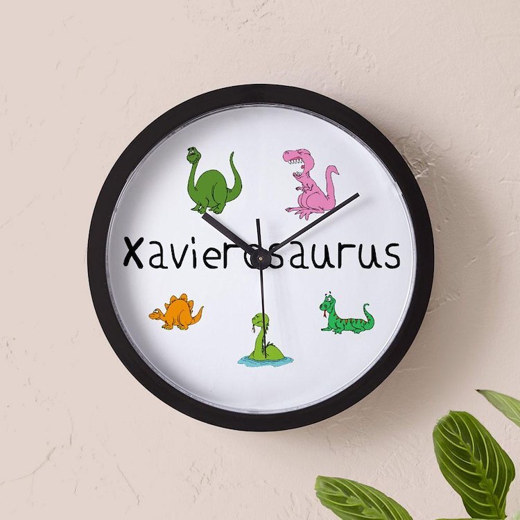 CafePress Xavierosaurus 10" Wall Clock (115514905)